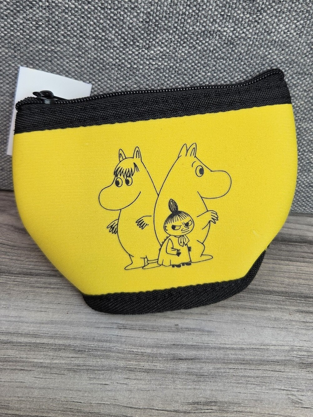 Moomin Yellow Mini Pouch – Moomintroll & Little My